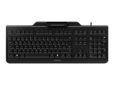 CHERRY SECURE BOARD 1.0 - Clavier - avec NFC - USB - Français - commutateur : CHERRY LPK - noir