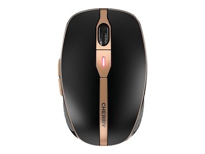 CHERRY DW 9100 SLIM - Ensemble clavier et souris - sans fil - 2.4 GHz, Bluetooth 4.2 - Italien - commutateur : CHERRY SX - noir/bronze