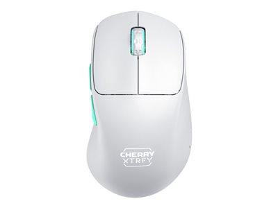 CHERRY Xtrfy M64 - Souris - ergonomique - optique - 5 boutons - sans fil - 2.4 GHz - récepteur sans fil USB - noir