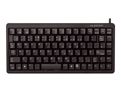 CHERRY G84-4100 Compact Keyboard - Clavier - PS/2, USB - R.-U. - noir