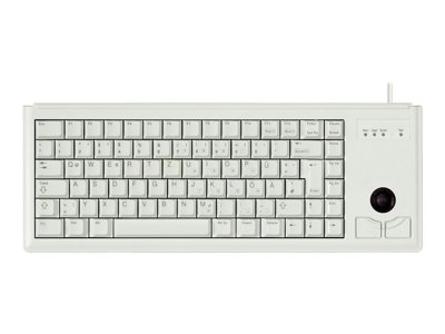 CHERRY Compact-Keyboard G84-4400 - Clavier - USB - Allemand - gris clair