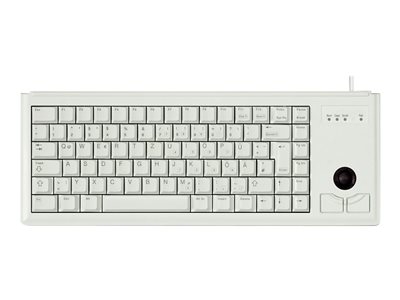 CHERRY Compact-Keyboard G84-4400 - Clavier - PS/2 - R.-U. - gris clair