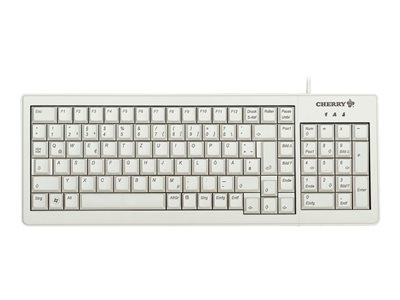 CHERRY XS Complete G84-5200 - Clavier - PS/2, USB - Allemand - gris clair