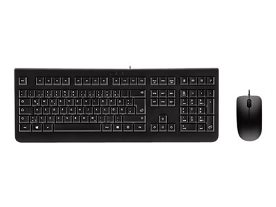 CHERRY DC 2000 - Ensemble clavier et souris - USB - Tchèque - noir