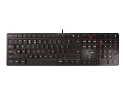 CHERRY KC 6000 SLIM - Clavier - USB - Anglais - commutateur : CHERRY SX - noir