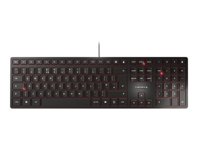 CHERRY KC 6000 SLIM - Clavier - USB - R.-U. - commutateur : CHERRY SX - noir
