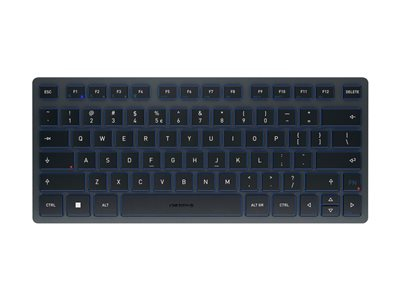 CHERRY KW 7100 MINI BT - Clavier - sans fil - Bluetooth 5.1 - QWERTY - Europe - commutateur : CHERRY SX - bleu ardoise