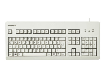 CHERRY G80-3000 - Clavier - PS/2, USB - Allemand - gris clair
