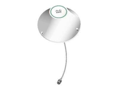 Cisco 4G Indoor Ceiling-Mount Omnidirectional Antenna - Antenne - 1,5 dBi (pour 700 - 960 MHz), 1 dBi (pour 700 - 960 MHz), 1,7 dBi (pour 1,7 - 2,2 GHz), 3,2 dBi (pour 1,7 - 2,2 GHz), 3 dBi (pour 2,5 - 2,7 GHz), 4 dBi (pour 2,5 - 2,7 GHz) - omni-directionnel - montable au plafond, mural, intérieur - blanc - pour 3G wireless Enhanced High-Speed WAN Interface Card