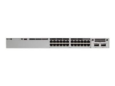 Cisco Catalyst 9300 - Network Advantage - commutateur - C3 - Géré - 24 x 100/1000/2.5G/5G/10GBase-T (UPOE) - Montable sur rack - UPOE (560 W)