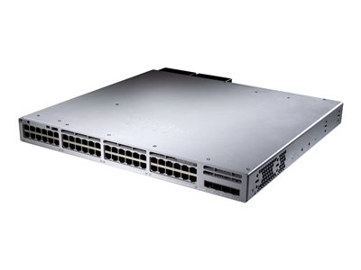 Cisco Catalyst 9300L - Network Advantage - commutateur - C3 - Géré - 48 x 10/100/1000 (UPOE) + 4 x SFP+ 10 Go (liaison montante) - Montable sur rack - UPOE (675 W)