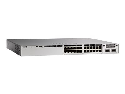 Cisco Meraki Catalyst 9300-24P - Commutateur - C3 - Géré - 24 x 10/100/1000 (PoE+) - Montable sur rack - PoE+ (445 W)