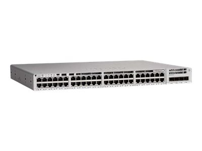 Cisco Catalyst 9200L - Network Advantage - commutateur - C3 - Géré - 8 x 100/1000/2.5G/5G/10GBase-T + 40 x 10/100/1000 (PoE+) + 2 x 25 Gigabit Ethernet - Montable sur rack - PoE+ (740 W)