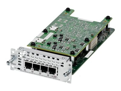 Cisco Fourth-Generation Network Interface Module - Module voix/fax - ports analogiques : 4 - pour P/N: ISR4321-PM20, ISR4331-PM20, ISR4351-PM20, ISR4431-PM20, ISR4461-K9-CAP, ISR4461-PM20
