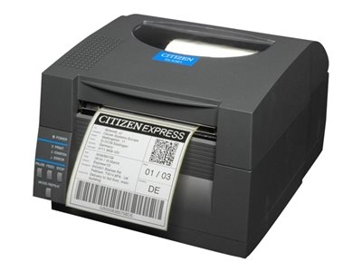 Citizen CL-S521II - Imprimante d'étiquettes - thermique direct - Rouleau (11,8 cm) - 203 dpi - jusqu'à 150 mm/sec - USB, série - noir