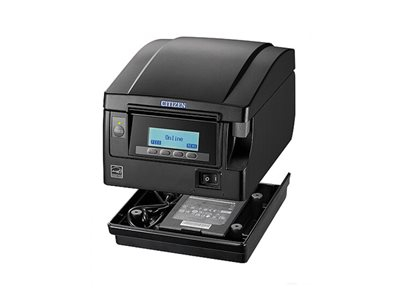 Citizen CT-S851III - Imprimante de reçus - thermique direct - Rouleau (8,25 cm) - 203 dpi - jusqu'à 500 mm/sec - USB 2.0, Bluetooth - outil de coupe - noir