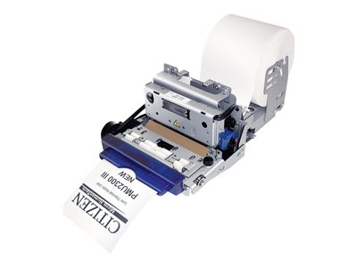 Citizen PMU2300III - Imprimante d'étiquettes - deux couleurs (monochrome) - thermique en ligne - Rouleau (8 cm) - 203 dpi - jusqu'à 150 mm/sec - RS232C - outil de coupe