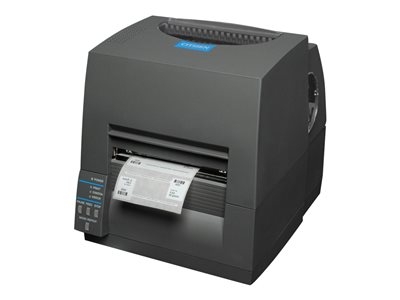 Citizen CL-S631II - Imprimante d'étiquettes - thermique direct/transfert thermique - Rouleau (11,8 cm) - 300 ppp - jusqu'à 100 mm/sec - USB, RS232 - noir