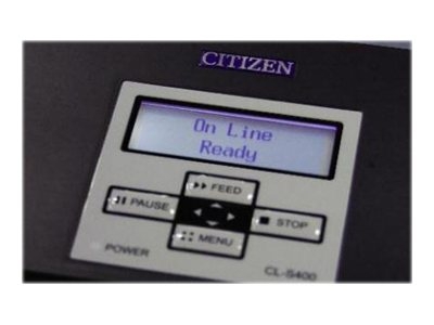 Citizen CL-S400DT - Imprimante d'étiquettes - thermique direct - Rouleau (11,8 cm) - 203 dpi - jusqu'à 150 mm/sec - USB 2.0, série