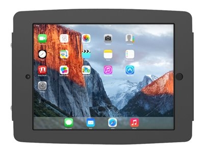 Compulocks iPad Pro 11" (1-4th Gen) Space Enclosure Wall Mount - Boîtier - pour tablette - verrouillable - aluminium - noir - Taille d'écran : 11" - Interface de montage : 100 x 100 mm - montable sur mur - pour Apple 11-inch iPad Pro (1ère génération, 2e génération, 3ème génération, 4ème génération)