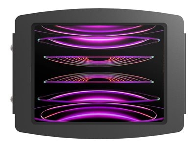 Compulocks iPad Pro 12.9" (3-6th Gen) Space Enclosure Wall Mount - Boîtier - pour tablette - verrouillable - aluminium - noir - Taille d'écran : 12.9" - Interface de montage : 100 x 100 mm - montable sur mur - pour Apple 12.9-inch iPad Pro