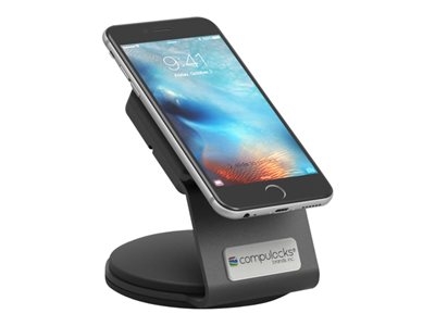 Compulocks Support Lecteur Carte Bancaire Et Smartphone Slide Dock - Noir - Pied - pour appareils mobiles - verrouillable - noir - montable sur mur, ordinateur de bureau, compteur