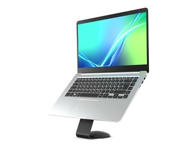 Compulocks Support de comptoir universel à noyau invisible ou support mural Blanc - Kit de montage (pied) - angle de vision de 45° - pour notebook / tablette - universel - verrouillable - métal - noir - Taille d'écran : jusqu'à 40 pouces - Interface de montage : 100 x 100 mm - montable sur mur, compteur