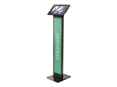 Compulocks iPad Air M2 &amp; M3 11", Apex Enclosure Brandable Floor Stand - Black - Boîtier - pour tablette - marquable - verrouillable - métal, polypropylène - noir - Taille d'écran : 11" - posé sur le sol - pour Apple 11-inch iPad Air (M2, M3)