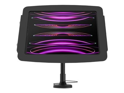 Compulocks iPad Pro 12.9" (3-6th Gen) Support Tablette flexible et et boîtier Space - Kit de montage (support de bureau, enceinte, bras de montage flexible) - pour tablette - verrouillable - aluminium de haute qualité - noir - Taille d'écran : 12.9" - pour Apple 12.9-inch iPad Pro
