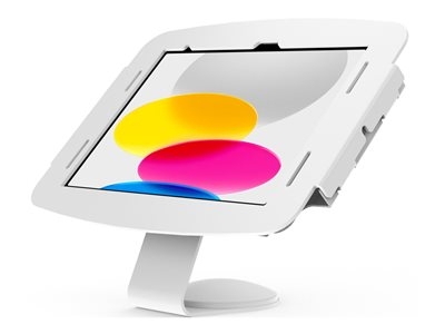 Compulocks iPad 10th-11th (A16) Gen Space Enclosure Core Counter Stand or Wall Mount White - Boîtier - pour tablette - fixe à 45 degrés - métal - blanc - montable sur mur - pour Apple 10.9-inch iPad Air Wi-Fi, Wi-Fi + Cellular