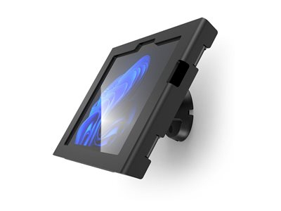 Compulocks Surface GO 1-4 Gen Apex Enclosure Tilting Wall Mount - Kit de montage (enceinte) - caméra et capteurs avant/arrière exposés, inclinable - pour tablette - verrouillable - noir - montable sur mur