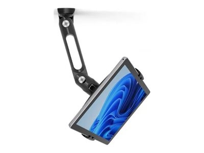 Compulocks Cling Bras oscillant Articulé pivotant et support tablete universal - Kit de montage (support mural, bras pivotant) - pour tablette - noir