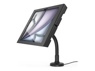 Compulocks iPad Air M2 &amp; M3 13", Apex Enclosure Flex Arm Mount - Black - Kit de montage (enceinte, pied) - caméra et capteurs avant/arrière exposés - pour tablette - verrouillable - métal - noir - Taille d'écran : 13" - dessus de comptoir - pour Apple 13-inch iPad Air (M2, M3)