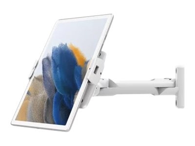 Compulocks Cling Bras oscillant Articulé pivotant et support tablete universal - Kit de montage (support mural, bras pivotant) - pour tablette - blanc