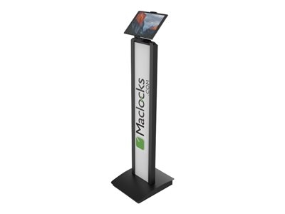 Compulocks Cling Support de sol personnalisable pour tablette universel avec pince - Pied - pour tablette - verrouillable - acier - noir - Taille d'écran : jusqu'à 13 pouces - Interface de montage : 100 x 100 mm - posé sur le sol