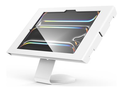 Compulocks iPad Pro M4 11" (2024), Apex Enclosure Core Stand - Kit de montage (enceinte, pied) - pour tablette - verrouillable - cadre en métal - blanc - Taille d'écran : 11" - compteur, montable sur mur - pour Apple 11-inch iPad Pro (M4)
