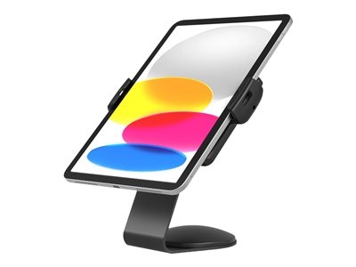 Compulocks Support de comptoir ou support mural universel pour tablette Cling Core Blanc - Kit de montage (pied) - angle de vision de 45° - pour tablette - universel - verrouillable - métal - noir - Taille d'écran : 7"-13" - Interface de montage : 100 x 100 mm - montable sur mur, compteur