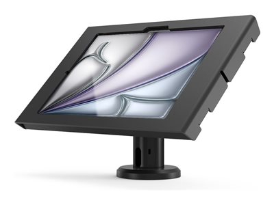Compulocks iPad Air M2 &amp; M3 11" Apex Enclosure Tilting Stand 4" - Black - Kit de montage (pied, enceinte) - caméra et capteurs avant/arrière exposés - pour tablette - verrouillable - cadre en métal - noir - Taille d'écran : 11" - Interface de montage : 100 x 100 mm - dessus de comptoir - pour Apple 11-inch iPad Air (M2, M3)