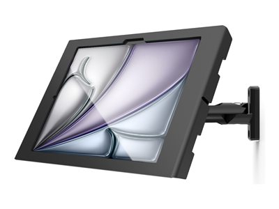 Compulocks iPad Air M2 &amp; M3 13", Apex Enclosure Swing Wall Mount - Black - Kit de montage (pied, enceinte, support mural) - pour tablette - oscillation - cadre en métal - noir - Taille d'écran : 13" - montable sur mur - pour Apple 13-inch iPad Air (M2, M3)