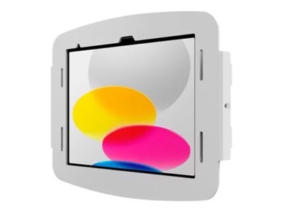 Compulocks iPad 10th-11th (A16) Gen Space Enclosure Wall Mount White - Kit de montage (support mural) - pour tablette - verrouillable - aluminium de haute qualité - blanc - Interface de montage : 100 x 100 mm - pour Apple 10.9-inch iPad (10ème génération)