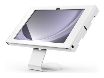 Compulocks Galaxy Tab A9+ Apex Enclosure Core Stand - Kit de montage - table à langer - pour tablette - noyau à 45° - verrouillable - cadre en métal, acier - blanc - Taille d'écran : 11" - dessus de comptoir, montable sur mur - pour Samsung Galaxy Tab A9+