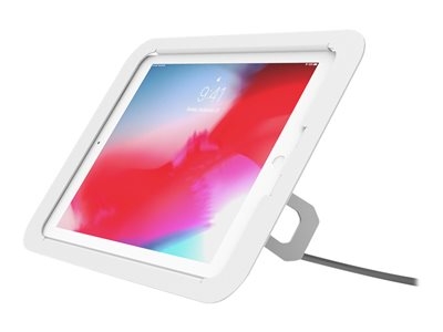 Compulocks iPad 10.2" Lock and Security Case Bundle with Combination Cable Lock - Coque de protection pour tablette - aluminium - blanc - 10.2" - pour Apple 10.2-inch iPad (7ème génération, 8ème génération, 9ème génération)
