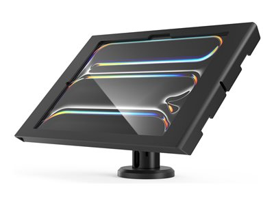 Compulocks iPad Pro M4 13" (2024), Apex Enclosure Tilting Stand 4" - Kit de montage (enceinte, pied) - caméra et capteurs avant/arrière exposés - pour tablette - verrouillable - cadre en métal - noir - Taille d'écran : 13" - montable sur mur - pour Apple 13-inch iPad Pro (M4)