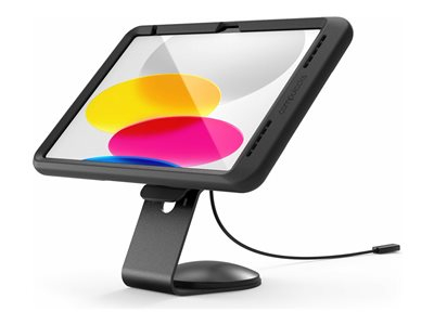 Compulocks iPad 10th-11th (A16) Gen PowerMove Core Counter Stand or Wall Mount Black - Kit de montage (pied) - angle de vision de 45° - pour tablette - noir - Taille d'écran : 10.9" - compteur, montable sur mur - pour Apple 10.9-inch iPad (10ème génération)