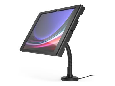 Compulocks Galaxy Tab S9 Ultra 14.6" Apex Enclosure Flex Arm Mount Black - Kit de montage (enceinte, bras de montage flexible) - pour tablette - verrouillable - cadre en métal - noir - Taille d'écran : 14.6" - pour Samsung Galaxy Tab S10 Ultra, Tab S11 Ultra, Tab S9 Ultra