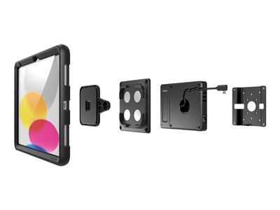 Compulocks Universal Tablet Magnetic Wall Mount Plus Hub - Kit de montage (support mural) - pour tablette - universel, magnétique - noir