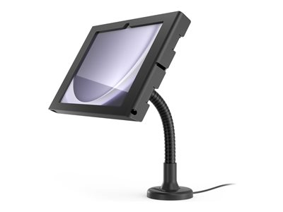 Compulocks Surface GO 1-4 Gen Apex Enclosure Flex Arm Mount Black - Pied - caméra et capteurs avant/arrière exposés - pour tablette - support à bras flexible - verrouillable - cadre en métal - noir - pour Microsoft Surface Go, Go 2, Go 3, Go 4 for Business