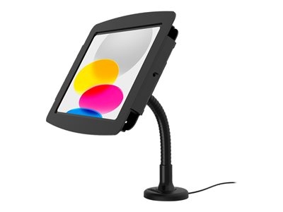 Compulocks iPad Pro 11" (1-4th Gen) Support Tablette flexible et et boîtier Space - Boîtier - Anti-vol - pour tablette - verrouillable - aluminium de haute qualité - noir - montable sur mur, montable en surface, dessus de comptoir - pour Apple 11-inch iPad Pro (1ère génération, 2e génération, 3ème génération, 4ème génération)