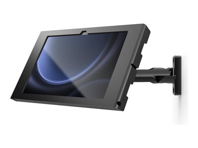 Compulocks Galaxy Tab S9/S9FE 10.9" Apex Enclosure Swing Wall Mount Black - Kit de montage - bras oscillant, caméra et capteurs avant/arrière exposés - pour tablette - verrouillable - cadre en métal - noir - Taille d'écran : 10.9" - montable sur mur - pour Samsung Galaxy Tab S10 FE, Tab S10 Lite, Tab S11, Tab S9, Tab S9 FE