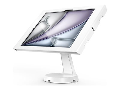 Compulocks iPad Air M2 &amp; M3 13", Apex Enclosure Mast Stand - White - Kit de montage (enceinte, pied) - pour tablette - verrouillable - cadre en métal - blanc - Taille d'écran : 13" - dessus de comptoir, montable sur mur - pour Apple 13-inch iPad Air (M2, M3)